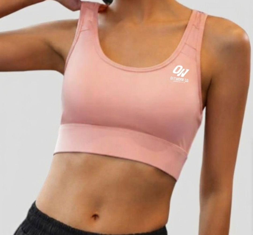 High Impact Adjustable Outwork Co. Sports Bra